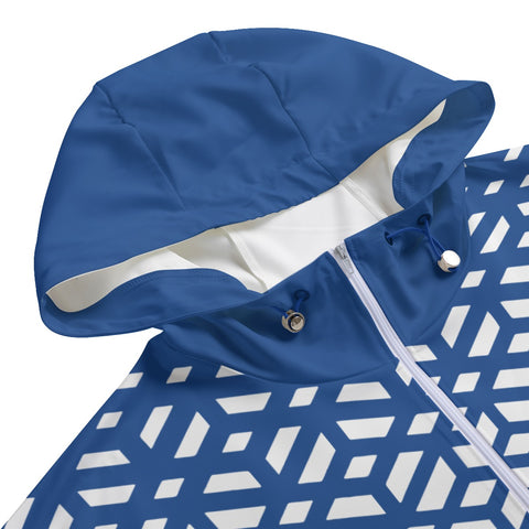 Image of Phi Beta Sigma All-Over Print Unisex Pullover Jacket With Zipper Closure