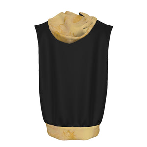 Alpha Phi Alpha bleached Zipper-Up Gym Sleeveless Hoodie