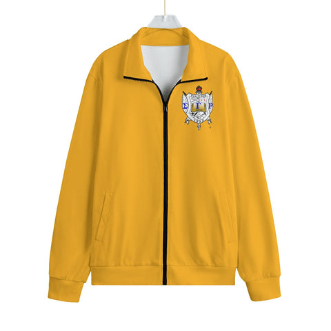 Image of Sigma Gamma Rho All-Over Print Unisex Stand-up Collar Knitted Fleece Outwear