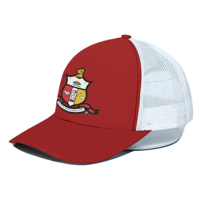 Kappa Alpha Psi Unisex Peaked Cap With White Half-mesh