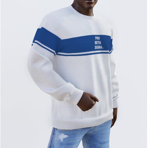 Image of Phi Beta Sigma All-Over Print Men's Sweater