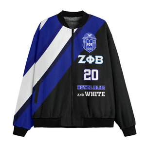 Zeta Phi Beta Fleece Bomber Jacket