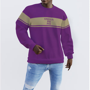 Omega Psi Phi All-Over Print Men's Sweater