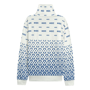 Phi Beta Sigma Turtleneck Knitted Fleece Sweater