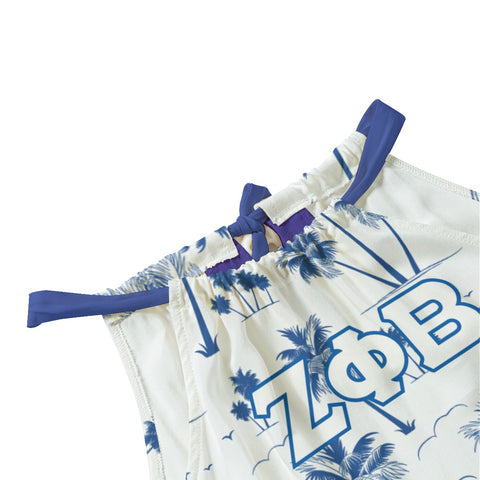 Image of Zeta Phi Beta Halter Dress | Rayon