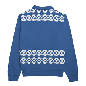 Phi Beta Sigma All-Over Print Unisex Lapel Sweatshirt | 310GSM Cotton