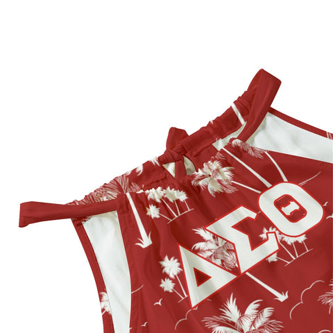 Image of Delta Sigma Theta Halter Dress | Rayon