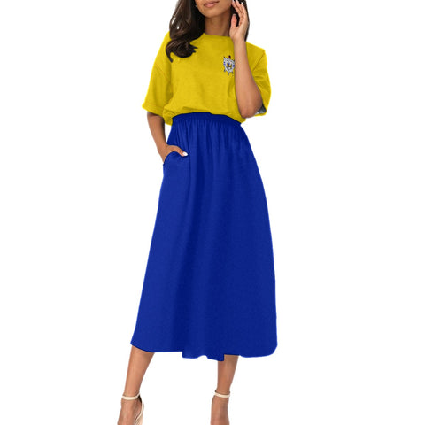 Image of Sigma Gamma Rho Elastic Waist Dress