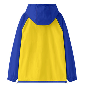 Sigma Gamma Rho Raglan Sleeve Windbreaker With Zipper Closure And Velcro
