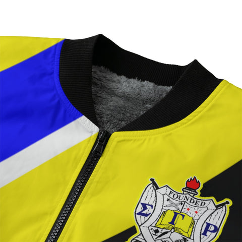 Image of Sigma Gamma Rho Fleece Bomber Jacket