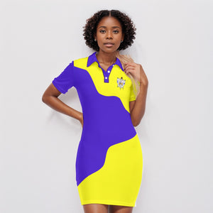 Sigma Gamma Rho Polo Collar Dress