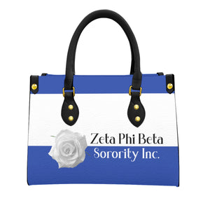 Zeta Phi Beta Tote Bag With Black Handle