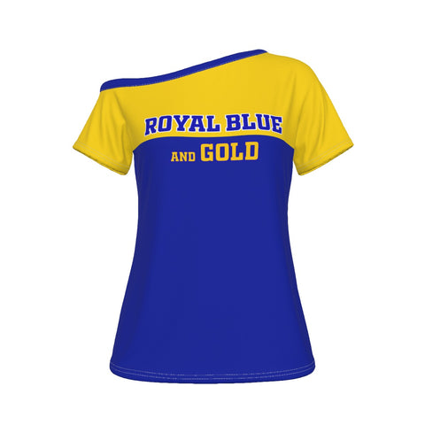 Image of Sigma Gamma Rho Off-Shoulder T-shirt