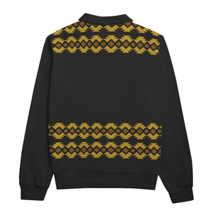 Alpha Phi Alpha All-Over Print Unisex Lapel Sweatshirt | 310GSM Cotton