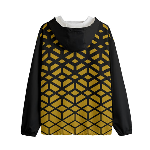 Image of Alpha Phi Alpha All-Over Print Unisex Pullover Jacket With Zipper Closure