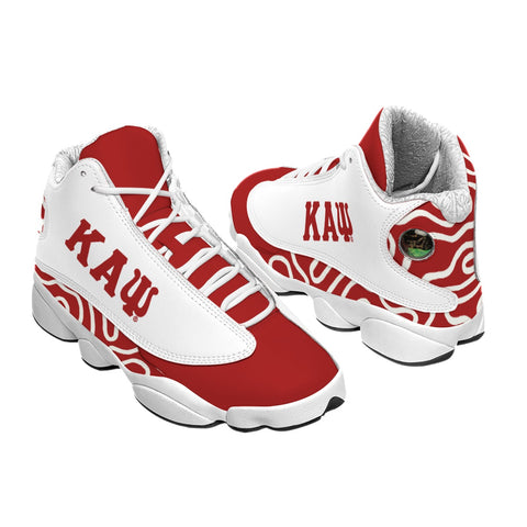 Image of Kappa Alpha Psi Men's Curved Basketball Shoes With Thick Soles