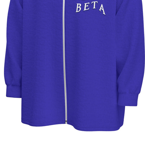 Image of Zeta Phi Beta Stand Collar Zipped Jacket