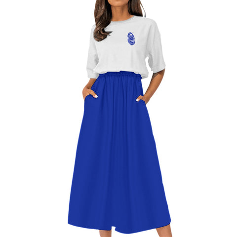 Image of Zeta Phi Beta Elastic Waist Dress