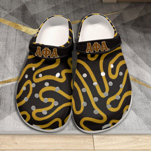 Alpha Phi Alpha All-Over Print Men's Classic Clogs