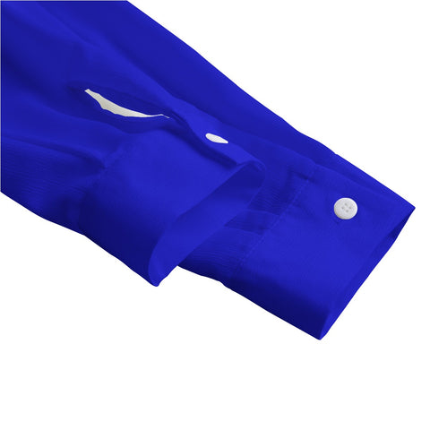 Image of Sigma Gamma Rho All-Over Print Women's Loose Elastic-Back Shirt With Long Sleeve