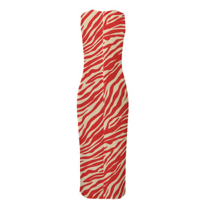 Delta Sigma Theta Beach Perspective Chiffon Sleeveless Dress