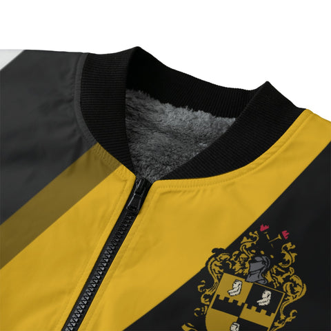 Image of Alpha Phi Alpha Fleece Bomber Jacket