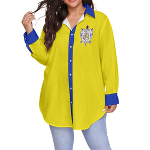 Sigma Gamma Rho Shirt With Long Sleeve (Plus Size)