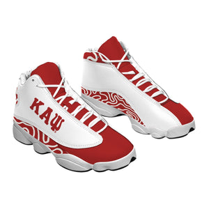 Kappa Alpha Psi Men's Curved Basketball Shoes With Thick Soles