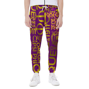 Omega Psi Phi Closed Bottom Light Weight Jogger