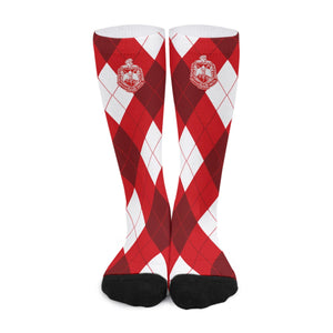 Delta Sigma Theta Festive Long Socks