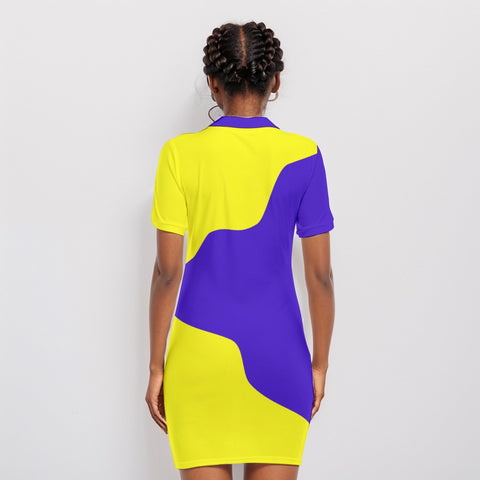 Image of Sigma Gamma Rho Polo Collar Dress