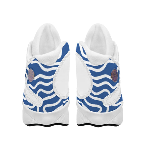 Image of Phi Beta Sigma Men's Curved Basketball Shoes With Thick Soles