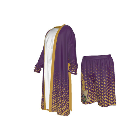 Image of Omega Psi Phi Long Kimono Pajamas Suit