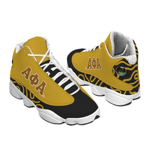 Alpha Phi Alpha Men's Curved Basketball Shoes With Thick Soles