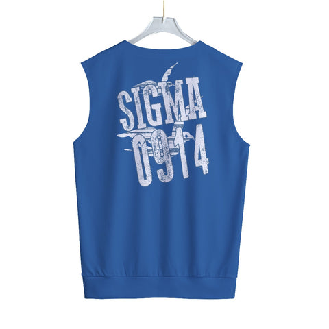 Image of Phi Beta Sigma Blues V-neck Tank Top