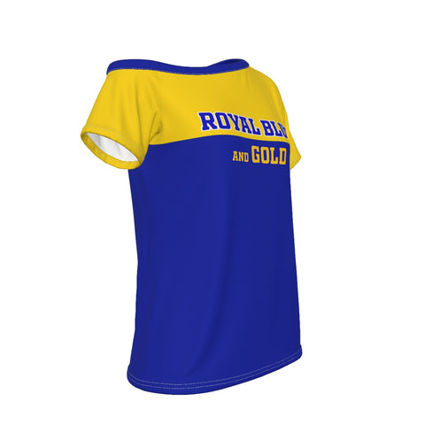 Image of Sigma Gamma Rho Off-Shoulder T-shirt