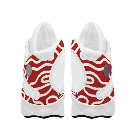 Image of Kappa Alpha Psi Men's Curved Basketball Shoes With Thick Soles