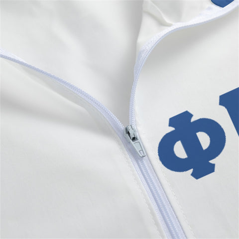 Image of Phi Beta Sigma All-Over Print Unisex Windbreaker Long Jacket