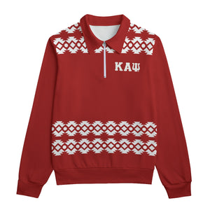 Kappa Alpha Psi All-Over Print Unisex Lapel Sweatshirt | 310GSM Cotton