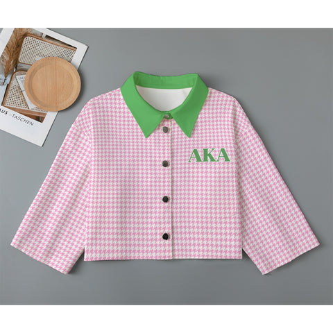 Image of Alpha Kappa Alpha Cropped Jacket