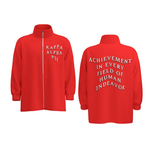 Kappa Alpha Psi Stand Collar Zipped Jacket