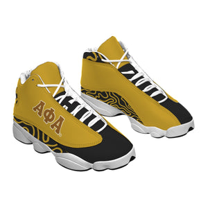 Alpha Phi Alpha Men's Curved Basketball Shoes With Thick Soles