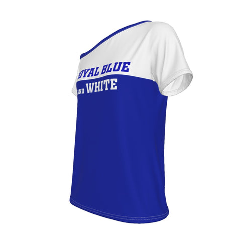 Image of Zeta Phi Beta Off-Shoulder T-shirt