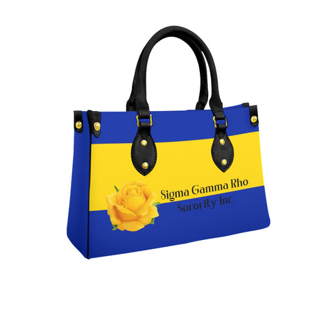 Image of Sigma Gamma Rho Tote Bag With Black Handle