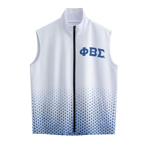 Phi Beta Sigma All-Over Print Men's Stand-up Collar Vest