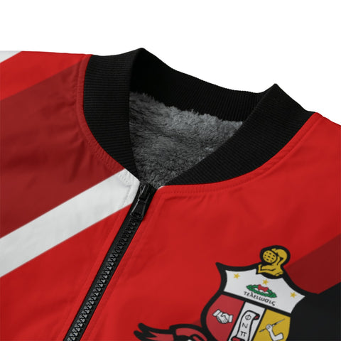 Image of Kappa Alpha Psi Fleece Bomber Jacket