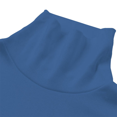 Image of Phi Beta Sigma All-Over Print Unisex Turtleneck Knitted Fleece Sweater