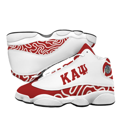 Image of Kappa Alpha Psi Men's Curved Basketball Shoes With Thick Soles