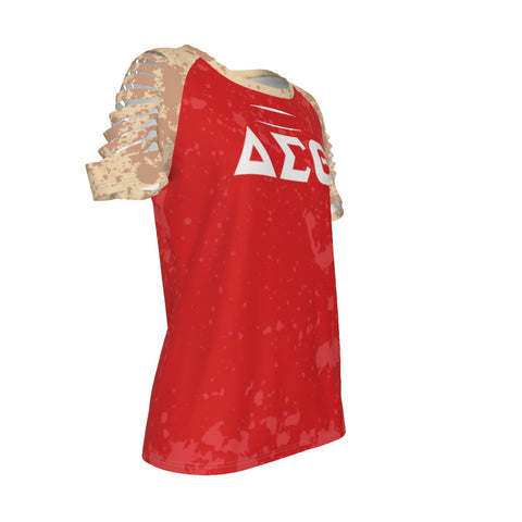 Image of Delta Sigma Theta Ripped T-Shirt