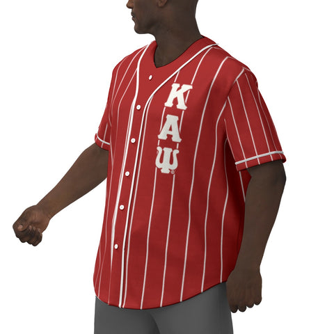 Image of Kappa Alpha Psi All-Over Print Men's Short Sleeve Baseball Jersey